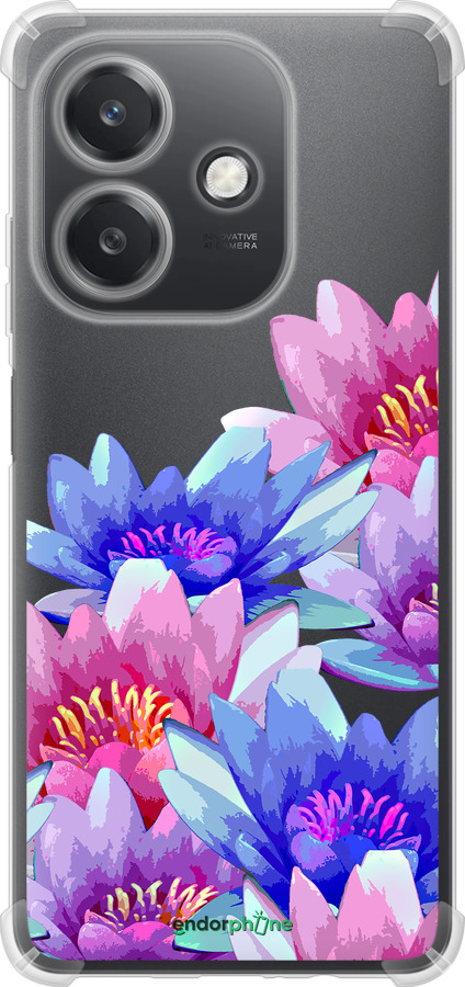 Силикон с усиленными углами чехол Лотос для Oppo A3X 4G/5G - 4862sp-3815 изображение 