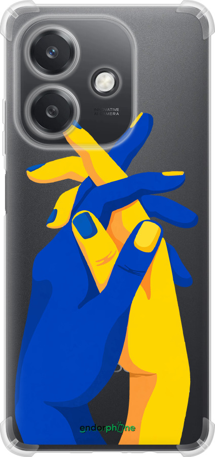 Силикон с усиленными углами чехол Stand With Ukraine для Oppo A3X 4G/5G - 5255sp-3815 изображение 