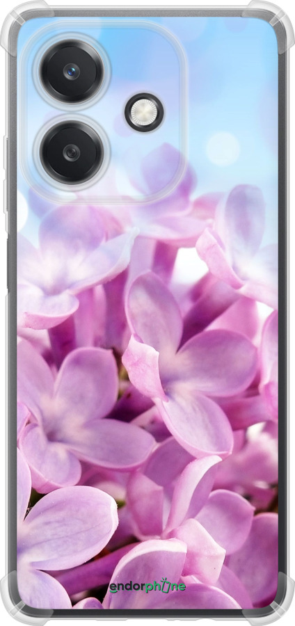 Силикон с усиленными углами чехол Сирень для Oppo A3X 4G/5G - 527sp-3815 изображение 