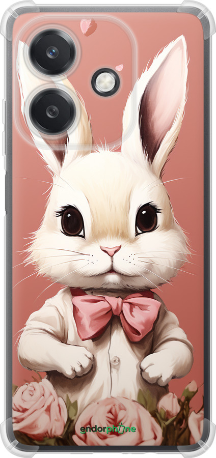 Силикон с усиленными углами чехол Зайчик для Oppo A3X 4G/5G - 5669sp-3815 изображение 