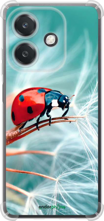 Силикон с усиленными углами чехол Божья коровка для Oppo A3X 4G/5G - 6049sp-3815 изображение 