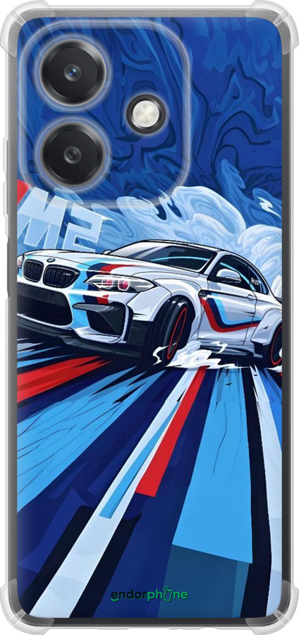 Силикон с усиленными углами чехол БМВ для Oppo A3X 4G/5G - 6292sp-3815 изображение 