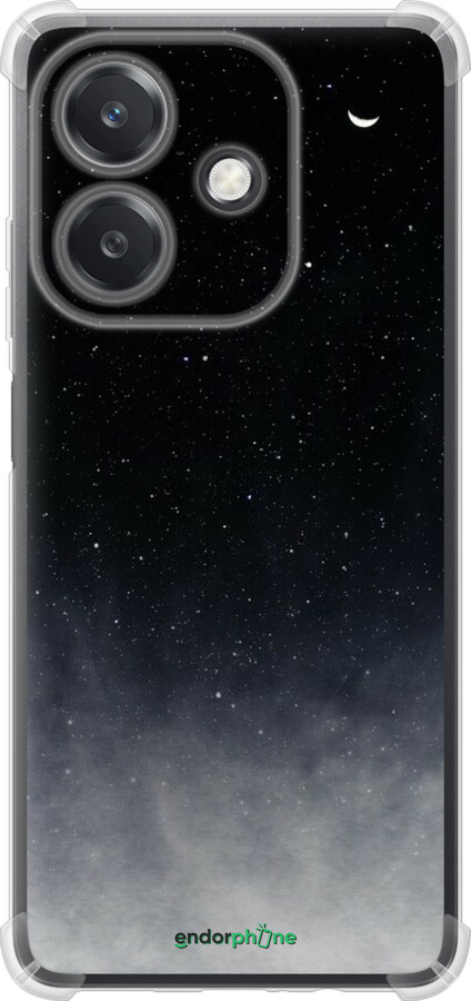 Силикон с усиленными углами чехол Сині хмари, Синій місяць для Oppo A3X 4G/5G - 6396sp-3815 изображение 