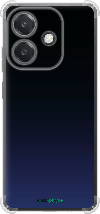 Силикон с усиленными углами чехол Градиент в тёмно - синем стиле для Oppo A3X 4G/5G - 6542sp-3815 изображение 