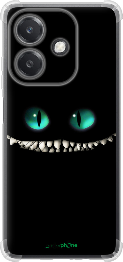 Силикон с усиленными углами чехол Чеширский кот для Oppo A3X 4G/5G - 689sp-3815 изображение 