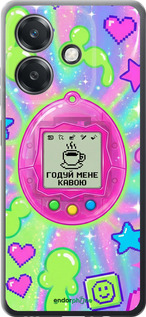 Силиконовый чехол 'Y2K Aesthetic Retro Pet: Годуй мене кавою' для Oppo A3 4G изображение 5