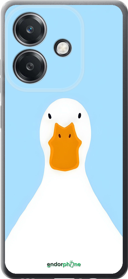Силиконовый чехол Гусь для Oppo A3 4G - 6350u-3846 изображение 