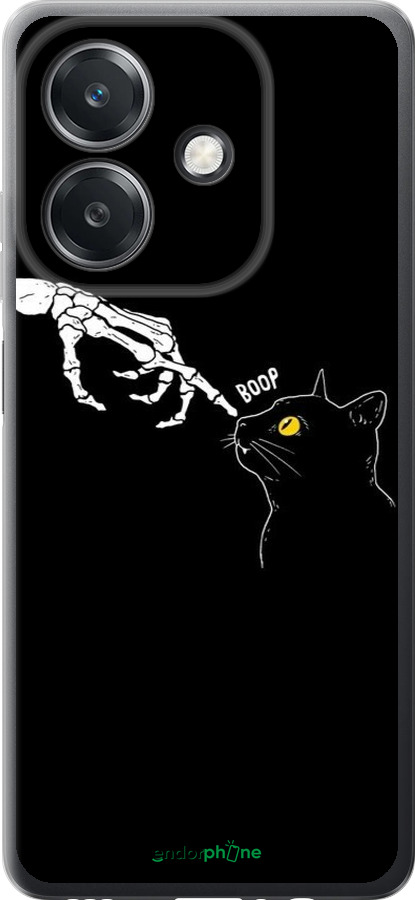 Силиконовый чехол Кошка для Oppo A3 4G - 6505u-3846 изображение 