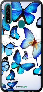 TPU чехол Бабочки для Oppo A31 - 6023b-1074 изображение 