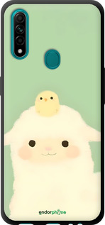 TPU чехол Барашек и ципленок для Oppo A31 - 6369b-1074 изображение 