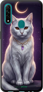 TPU чехол Mystic White Cat Gothic Dark Purple Gold для Oppo A31 - 6805b-1074 изображение 
