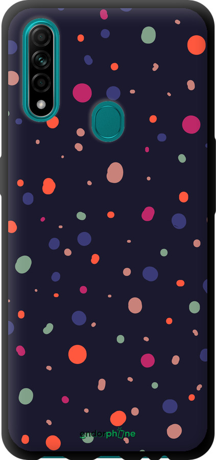 TPU чехол Горошок v2 для Oppo A31 - 5599b-1074 изображение 