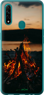 2D пластиковый чехол Огонь для Oppo A31 - 6021t-1074 изображение 