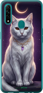 2D пластиковий чехол Mystic White Cat Gothic Dark Purple Gold для Oppo A31 - 6805t-1074 изображение 