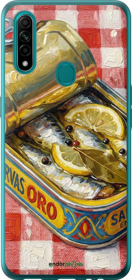 2D пластиковый чехол Vintage Sardine Tin Phone для Oppo A31 - 6772t-1074 изображение 