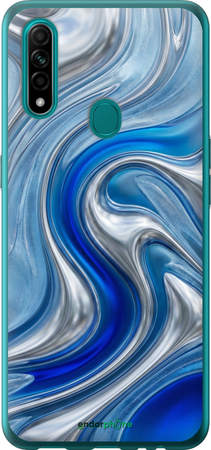 2D пластиковый чехол Liquid Chrome для Oppo A31 - 6781t-1074 изображение 