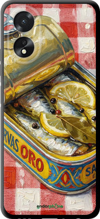 TPU чехол Vintage Sardine Tin Phone для Oppo A38 4G - 6772b-3337 изображение 
