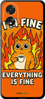 TPU чехол Funny Cat для Oppo A38 4G - 6786b-3337 изображение 