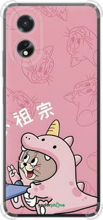 Силикон с усиленными углами чехол Том и джерри 2 для Oppo A38 4G - 6359sp-3337 изображение 