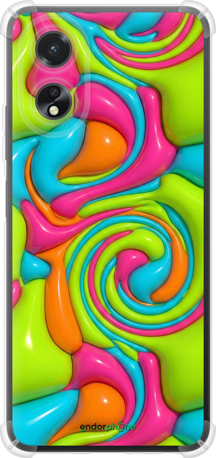 Силикон с усиленными углами чехол Y2K Jelly Dream для Oppo A38 4G - 6780sp-3337 изображение 