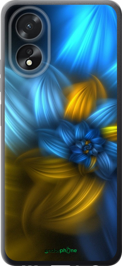 

Силіконовий чохол "Візерунок 46" для Oppo A38 4G, Синій