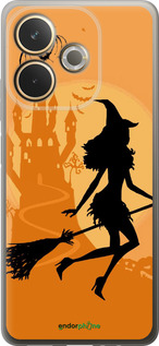Силіконовий чехол Відьма на мітлі для Oppo A5 PRO - 1184u-3956 изображение 