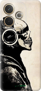 Силиконовый чехол Скелет-меломан v2 для Oppo A5 PRO - 1200u-3956 изображение 