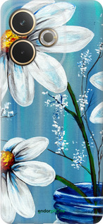Силиконовый чехол Красивые арт-ромашки для Oppo A5 PRO - 4031u-3956 изображение 