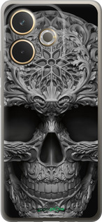 Силиконовый чехол skull-ornament для Oppo A5 PRO - 4101u-3956 изображение 