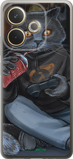 Силиконовый чехол gamer cat для Oppo A5 PRO - 4140u-3956 изображение 