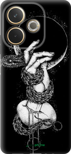 Силиконовый чехол Змея в руке для Oppo A5 PRO - 4149u-3956 изображение 