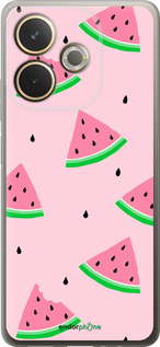 Силиконовый чехол Розовый арбуз для Oppo A5 PRO - 4314u-3956 изображение 