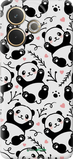 Силиконовый чехол Панды для Oppo A5 PRO - 4318u-3956 изображение 