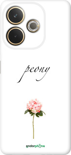 Силиконовый чехол Пион для Oppo A5 PRO - 4366u-3956 изображение 