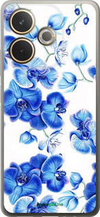 Силиконовый чехол Голубые орхидеи для Oppo A5 PRO - 4406u-3956 изображение 