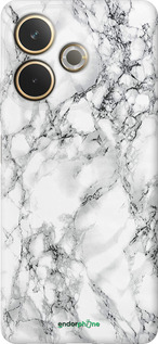 Силиконовый чехол Мрамор белый для Oppo A5 PRO - 4480u-3956 изображение 