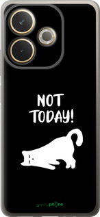 Силиконовый чехол Уставший кот для Oppo A5 PRO - 4535u-3956 изображение 