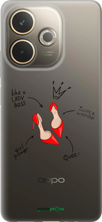 Силіконовий чехол Жінка для Oppo A5 PRO - 4599u-3956 изображение 