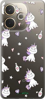 Силиконовый чехол Единорожка v2 для Oppo A5 PRO - 4703u-3956 изображение 