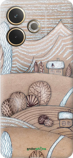 Силиконовый чехол Сказочные холмы для Oppo A5 PRO - 4749u-3956 изображение 