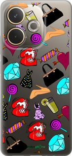 Силиконовый чехол stickers для Oppo A5 PRO - 4757u-3956 изображение 