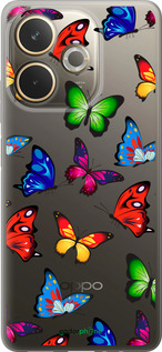 Силиконовый чехол Красочные мотыльки для Oppo A5 PRO - 4761u-3956 изображение 