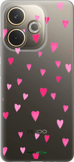 Силиконовый чехол Сердечки 2 для Oppo A5 PRO - 4763u-3956 изображение 