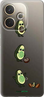 Силиконовый чехол Авокадо 1 для Oppo A5 PRO - 4857u-3956 изображение 