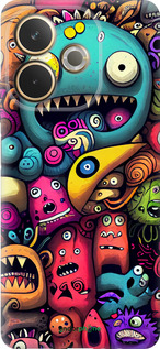 Силиконовый чехол Cмешные монстры для Oppo A5 PRO - 5549u-3956 изображение 