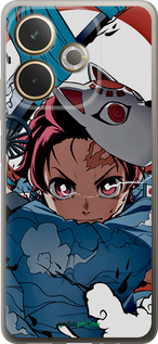 Силиконовый чехол Танджиро Камадо для Oppo A5 PRO - 5574u-3956 изображение 