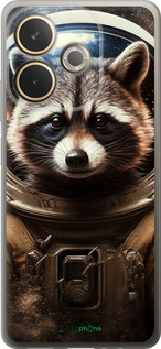 Силиконовый чехол Raccoon austronaut для Oppo A5 PRO - 5581u-3956 изображение 