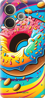 Силиконовый чехол Пончик радуга для Oppo A5 PRO - 5584u-3956 изображение 