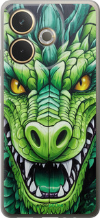 Силиконовый чехол 'Зелёный дракон' для Oppo A5 PRO изображение 4