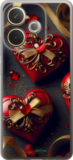 Силиконовый чехол 'Сердечки v4' для Oppo A5 PRO изображение 3